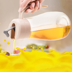移动专享:前力 自动开盖玻璃油壶 900ml