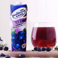 欢乐田园 蓝莓汁 1.5L*2瓶