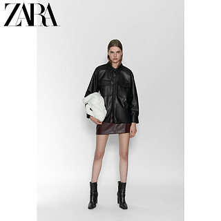 ZARA【打折】TRF 女装 仿皮迷你裙 05427150606