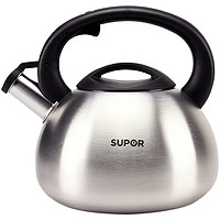 苏泊尔304不锈钢开水壶煤气燃气电磁炉茶壶自动鸣音烧水壶鸣笛