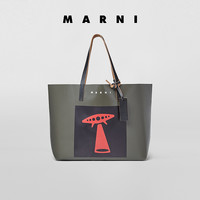 MARNI 早秋系列2020新款SHOPPING BAG印花图案手拎包托特包女