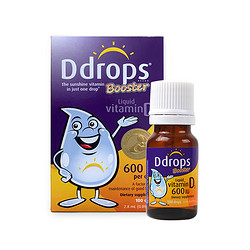 Ddrops 婴儿维生素D3滴剂 600IU 100滴 2.8ml