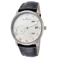 BLANCPAIN 宝珀 Villeret系列 6670-1542-55B 男士两地时机械腕表
