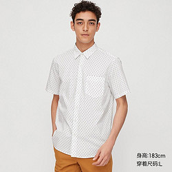 UNIQLO 优衣库 427314 男士印花短袖衬衫