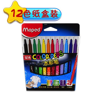 Maped 马培德 845051 儿童水彩笔 12色 纸盒装