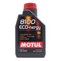 MOTUL 摩特 全合成机油 8100ECO NERGY 5W-30 A5/B5 SL 1L/桶 *6件