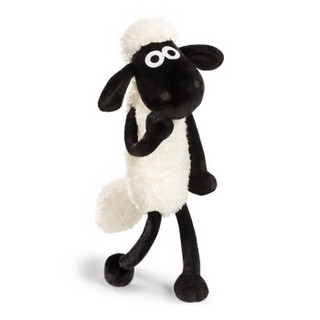 德国NICI 经典小羊肖恩 羊公仔小羊毛绒玩具儿童生日礼物卡通动漫羊布偶小羊玩偶 男孩玩具 中号35cm 33106