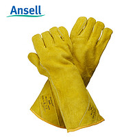 ANSELL 安思尔 43-216 牛皮耐磨防切割防护手套