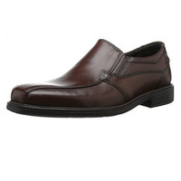 Clarks 其乐 Quid Felix Slip-On 男款一脚蹬皮鞋 Brown Leather US9
