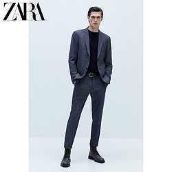 ZARA 男装 舒适型纹理套装西装外套 00706470401