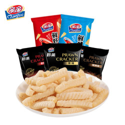 亲亲膨化大礼包80g*5虾条含3种口味