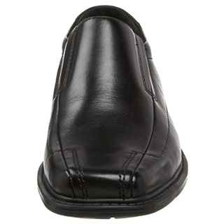 Clarks Deane Slip On 男款休闲皮鞋 Black Leather US8