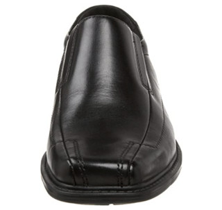 Clarks Deane Slip On 男款休闲皮鞋 Black Leather US8