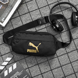 Puma 彪马男包女包夏季新款金标运动休闲斜挎包单肩包跑步手机腰包