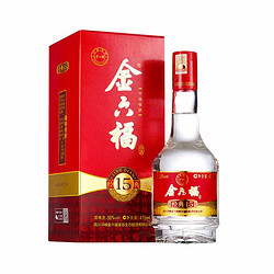 金六福 经典15 50%vol 浓香型白酒 475ml*6瓶 整箱装