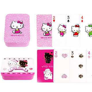 hellokitty扑克牌儿童女孩可爱卡通纸牌益智休闲创意桌面游戏纸牌