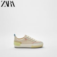 ZARA 新款 童鞋女童  春夏新品 补丁饰运动鞋休闲鞋 12401630203