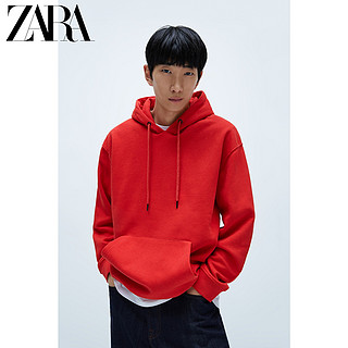 ZARA 04087400649 基本款宽松连帽卫衣