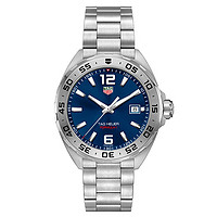 TAG Heuer 泰格豪雅  F1系列 WAZ1118.BA0875 男士石英手表 41mm 蓝色 银色 精钢