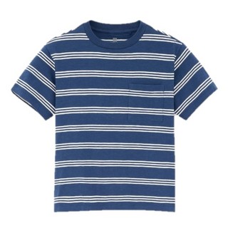 UNIQLO 优衣库 男童短袖T恤 425215 蓝色 110cm
