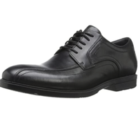 ROCKPORT 乐步 City Smart Waterproof Bike 男士休闲皮鞋 Black US7