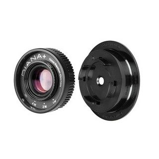 Diana + 戴安娜 75mm 玻璃镜头 单反相机转接环 75mm玻璃镜头