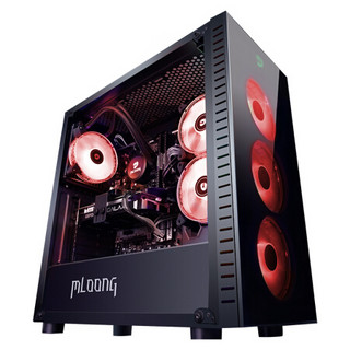 名龙堂（MLOONG）R5 3600/GTX1660/2060 台式电脑吃鸡主机DIY水冷组装机