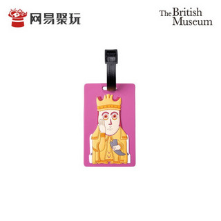 大英博物馆The British Museum西洋棋之惊恐的皇后行李牌吊牌