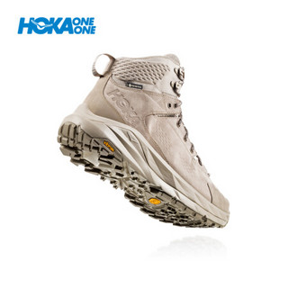 HOKA ONE ONE男卡哈KAHA GTX户外高帮防水军靴登山徒步鞋 沙色/牛津黄 8/260mm