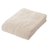 MUJI 棉可再利用 柔软浴巾 厚型 毛巾 毛巾纯棉 原色 70×140cm