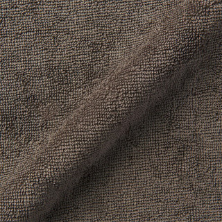 MUJI 棉绒 浴巾套装 棕色条纹 70×140cm 2条装