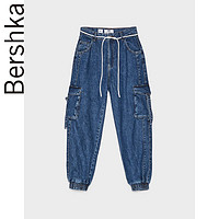 Bershka 00157388428 女士工装牛仔裤