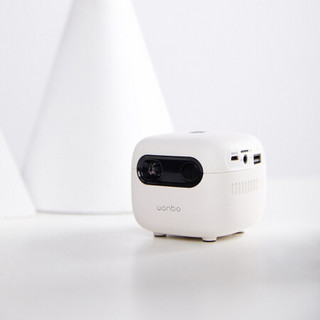 小米有品 万播智能投影 客厅卧室家庭影院家用便携小型投影机 投影智能电视 Q6A Q6A