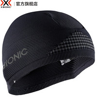 X-BIONIC 4.0男女运动户外滑雪攀岩骑行保暖针织头盔帽衬速干内胆 XBIONIC B011 黑/灰 L