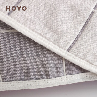 HOYO 好友 日本进口品牌 枕巾柔软透气夏季单个人枕头巾毛巾家纺 索菲格枕巾-灰
