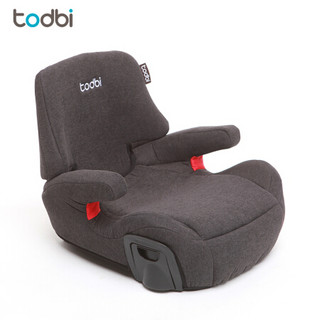 韩国todbi儿童安全座椅增高座垫COCOON系列适合3-12岁宝宝ISOFIX汽车简易便携式 深灰
