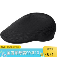 Kangol袋鼠帽子Tropic507前进帽鸭舌帽K3208HT Black M
