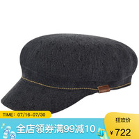 Kangol帽子男帽春夏款鸭舌帽平顶帽军帽K3139HT-1 Black Wash M
