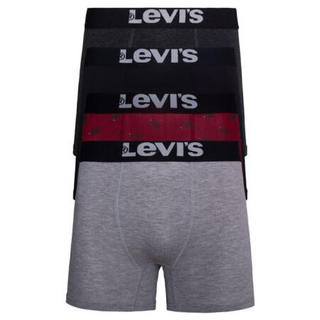 Levi's李维斯男士内裤4条装四角裤平角裤10577568 Medium Red L