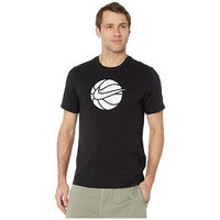 Nike/耐克男子运动短袖T恤篮球图案纯棉圆领9325386 Black LG
