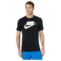 Nike/耐克男子运动短袖T恤NSW棉圆领大logo9324623 Black/Sail LG