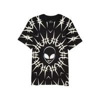 Nike/耐克男子运动短袖T恤印花扎染NSW棉圆领9367427 Black 2XL