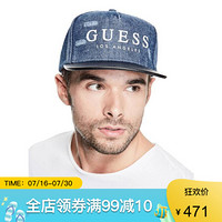 GUESS盖尔斯棒球帽男士平檐可调节鸭舌帽GSS-10-SN06 blue os