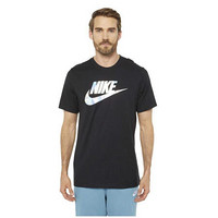 Nike/耐克男子运动短袖T恤NSW棉反光大logo圆领9367426 Black LG