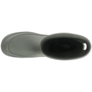 CROCS卡骆驰男鞋雨靴中筒204862 Black/Black 10