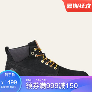 Timberland添柏岚男鞋高帮运动鞋休闲鞋A19UK001 Black Nubuck 7 M