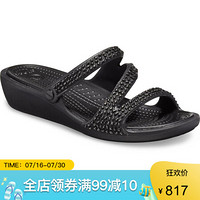 CROCS卡洛驰女鞋拖鞋凉鞋休闲鞋205725 Black / Black 8