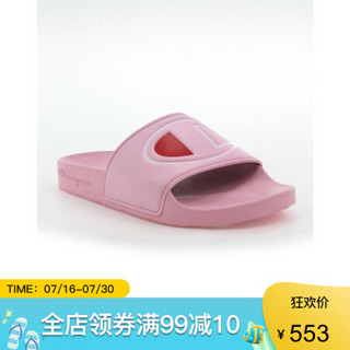 Champion冠军女士拖鞋凉鞋一字式家居鞋Pink 10308W Pink 10