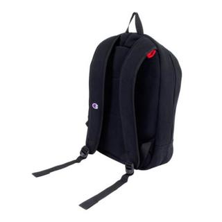 Champion男包女包拉链双肩包背包纯棉休闲包 CH1055 Black ONE SIZE