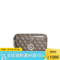 GUESS盖尔斯女包标志印花单肩包钱包SG669154 brown one